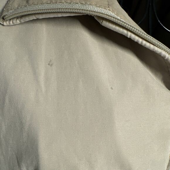 IZOD Jacket Men Medium Beige Long Sleeve Polyester Blend Mesh Lined Full Zip - Picture 7 of 10